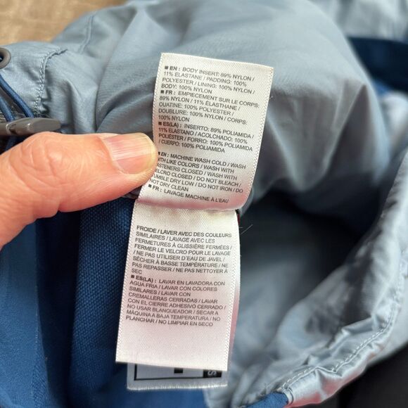 Salomon Actiloft Primaloft Insulated Jacket Men's Medium Grey Blue Winter Light - Picture 5 of 8